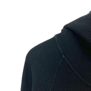 桃太郎ジーンズ MOMOTARO JEANS ジップパーカー サーマル フーディ M ブラック