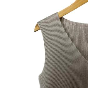 PLEATS PLEASE ISSEY MIYAKE ワンピース プリーツ チュニック ノースリーブ ひざ丈 3 アイボリー PP23-FT275