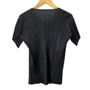 PLEATS PLEASE ISSEY MIYAKE プリーツカットソー 3 ブラック PP91-JK416