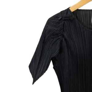 PLEATS PLEASE ISSEY MIYAKE プリーツカットソー 3 ブラック PP91-JK416