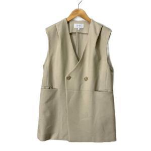 ベスト ジレ ノースリーブ 1 ベージュ