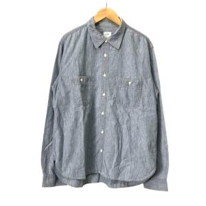 18SS LUMBER SHIRT コットンシャンブレー ランバー 長袖シャツ 2 インディゴブルー 0118105011024