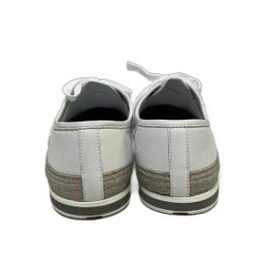 PRADA SPORT スニーカー エスパドリーユ ローカット スリッポン 切替 7 1/2 ホワイト 4E3114