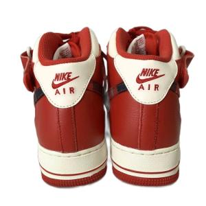 NIKE Air Force 1 Mid Plaid Red スニカー 28cm