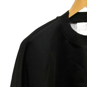 BEARDSLEY 刺しゅう入りクロップトレーナート レーナー スウェット 短丈 F ブラック