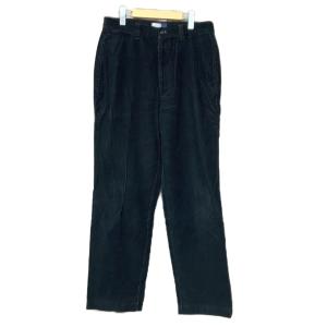 コーデュロイパンツ テーパード 32 ブラック