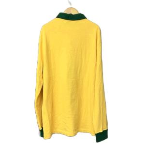 POLO RALPH LAUREN ラガーシャツ ポロベア 長袖 L イエロー