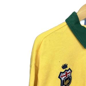 POLO RALPH LAUREN ラガーシャツ ポロベア 長袖 L イエロー