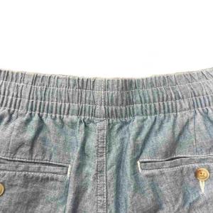 POLO RALPH LAUREN シャンブレーパンツ スラックス テーパード 近年モデル S ブルー