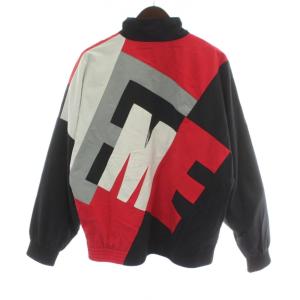 Supreme 20SS Big Letter Track Jacket M ブラック レッド
