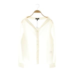 25SS SLIT FRONT BLOUSE SHALLOW GGT ブラウス シャツ S ホワイト /DF
