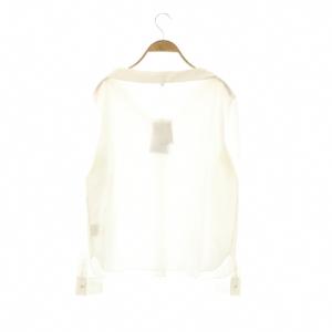 Theory 25SS SLIT FRONT BLOUSE SHALLOW GGT ブラウス シャツ S ホワイト /DF