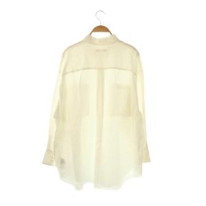 Plage 25SS natural slub tunic シャツ 長袖 白 /HK OSSH