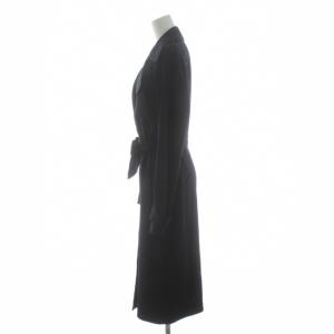 Theory Rosina Crepe Sub Oaklane WS ダブルブレストトレンチコート ロング ベルト付き