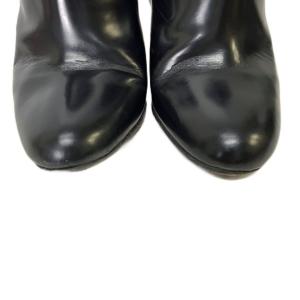 Christian Louboutin ショートブーツ ラウンドトゥ サイドジップ 39 ブラック