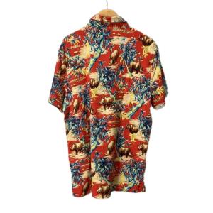 POLO RALPH LAUREN ポロシャツ 半袖 シャツ カットソー アニマル柄 M レッド