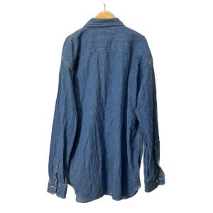 RALPH LAUREN COUNTRY デニムシャツ ヴィンテージ オールド ダブルポケット L インディゴブルー