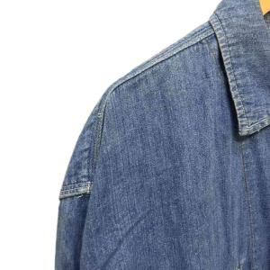 RALPH LAUREN COUNTRY デニムシャツ ヴィンテージ オールド ダブルポケット L インディゴブルー