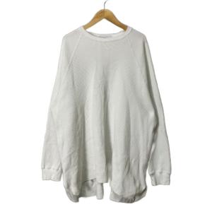 Waffle L/S Tee Tシャツ クルーネック 1 ホワイト GM203-70139B