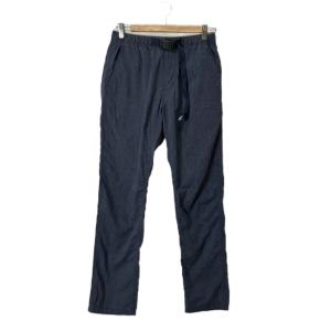 Narrow pants クライミング 麻混 パンツ M ブルー