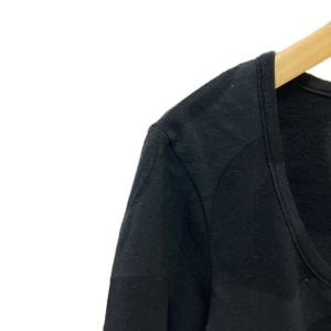 Vivienne Westwood RED LABEL 長袖 カットソー Tシャツ フロントオーブク Y2K 2 ブラック