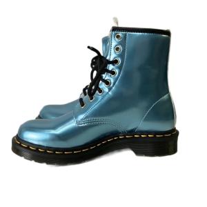 Dr.Martens1460 VEGAN ブーツ 8ホール プレーントゥ UK5 ブルー 25279400