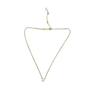 SWAROVSKI ネックレス ペンダント クリアストーン ゴールドカラー アクセサリー
