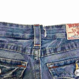 TRUE RELIGION society club jeans デニム ジーンズ フレア ワッペン 25 インディゴ