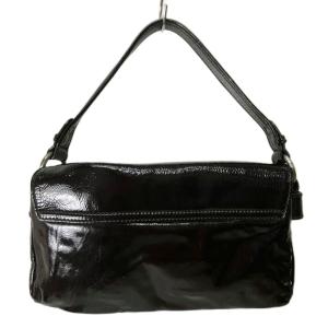 Max Mara ワンショルダーショルダーバッグ エナメル Y2K ブラウン