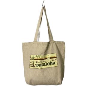 pataloha パタロハ キャンバストートバッグ ハンドバッグ 生成り アイボリー