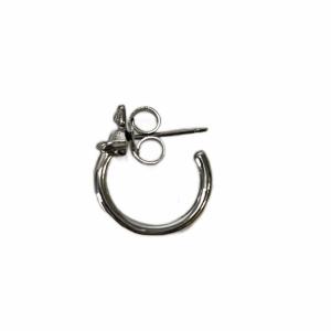 VERA ピアス オーブ フープ 片耳 シルバーカラー