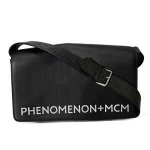 ×PHENOMENON ショルダーバッグ 斜めかけ スクエア ブラック