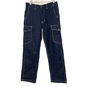 カーゴデニム パンツ ジーンズ ジーパン L インディゴ LW66002
