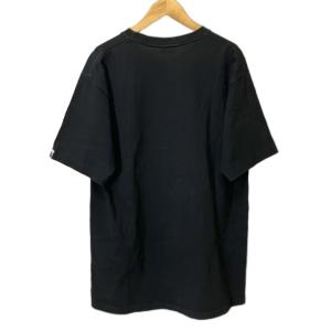 A BATHING APE Tシャツ カットソー プリント 半袖 L ブラック