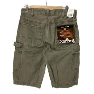 Carhartt ショートパンツ ハーフパンツ フェード加工 カーゴ 32 カーキ