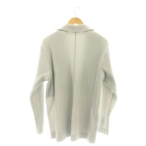 HOMME PLISSE ISSEY MIYAKE BASIC プリーツ テーラードジャケット 3 グレー