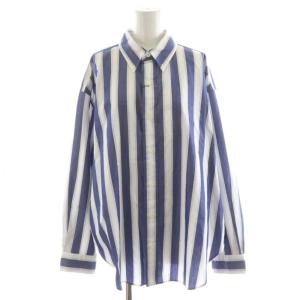 STRIPED DADDY SHIRT P0 ネイビー ホワイト