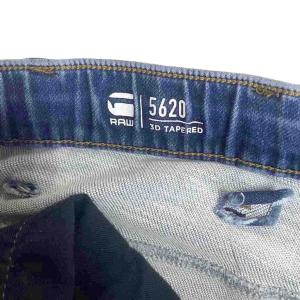 G-Star RAW 5620 3D テーパード デニムパンツ イージー バイカー 立体裁断デニム W32 ブルー