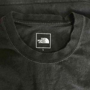 THE NORTH FACE Tシャツ カットソー ロゴ 鳥 刺繍 長袖 L ブラック