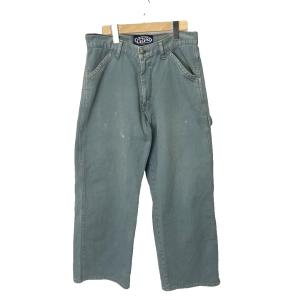 pipes 90s スケートライン ワイドパンツ バギー M グリーン