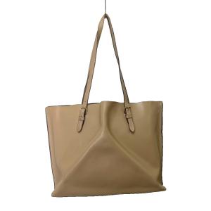 COACH トートバッグ ハンドバッグ レザー ベージュ GY06