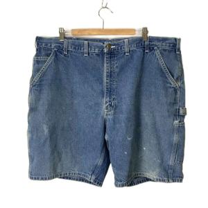 ショートパンツ ショーツ デニム オールド ワイド 44 インディゴブルー