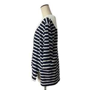 yori セーラーカットソー Tシャツ ボーダー 長袖 F ネイビー GY06 YR2211-025SP-2