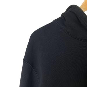 LOEWE NEON HOODIE アナグラム刺繍 オーバーサイズ パーカー フーディ XXL ブラック