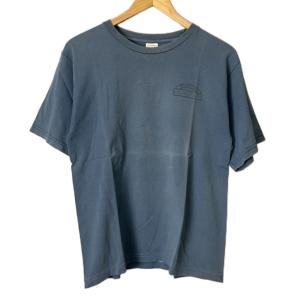 90Ss鎌倉店限定Tシャツ カットソー プリント USA製 オールド 半袖 S ブルー
