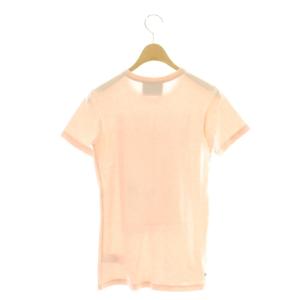 D&G ロゴ プリント 半袖 Tシャツ カットソー 40 ピンク /DF OS