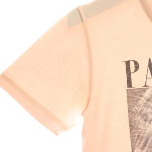 D&G ロゴ プリント 半袖 Tシャツ カットソー 40 ピンク /DF OS
