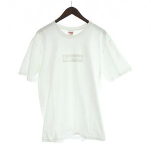 23SS Tonal Box Logo Tee M ホワイト