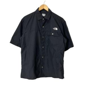 S/S Nuptse Shirt シャツ 半袖 スナップボタン M ブラック NR22331