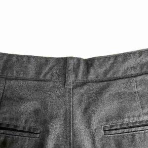 Schott パンツ スラックス テーパード タック L グレー